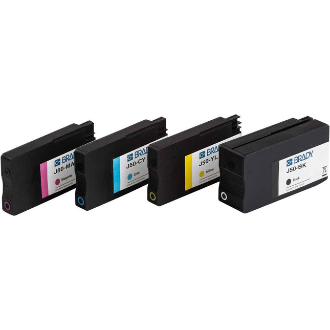 BradyJet J5000 4 Colour Ink Cartridge Pack