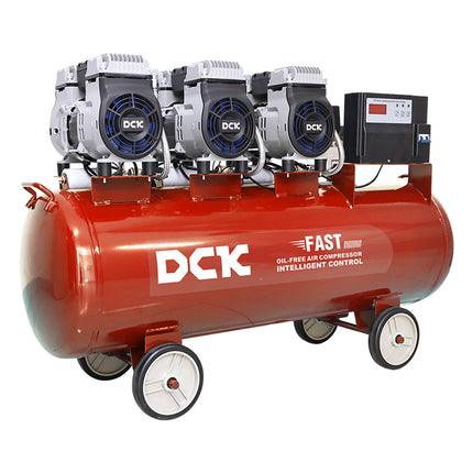 DCK | كمبريسر هواء بدون زيت 90 لتر 3 ماطور | KQE1680x3 90