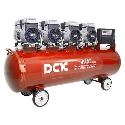 DCK | كمبريسر هواء بدون زيت 120 لتر 4 ماطور | KQE1680x4 120