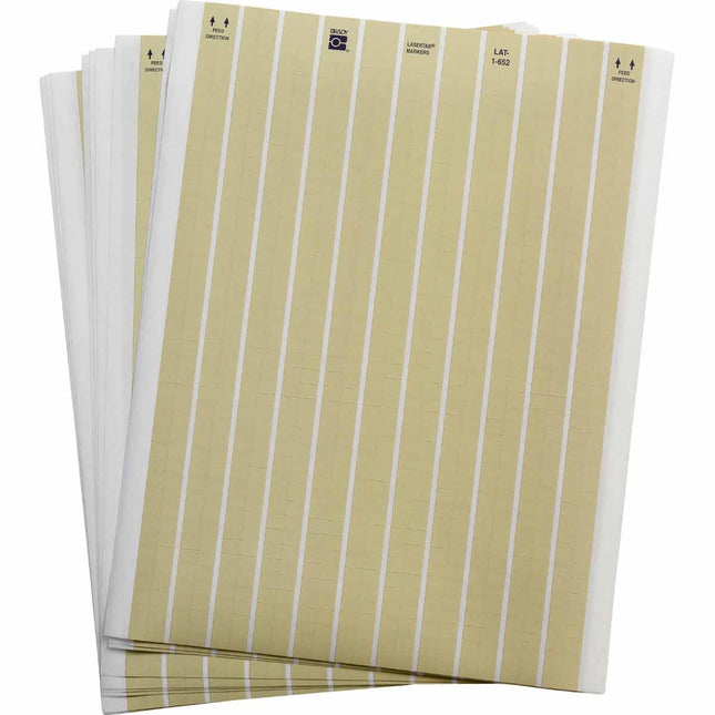 LaserTab Series High Temperature Amber Polyimide Labels