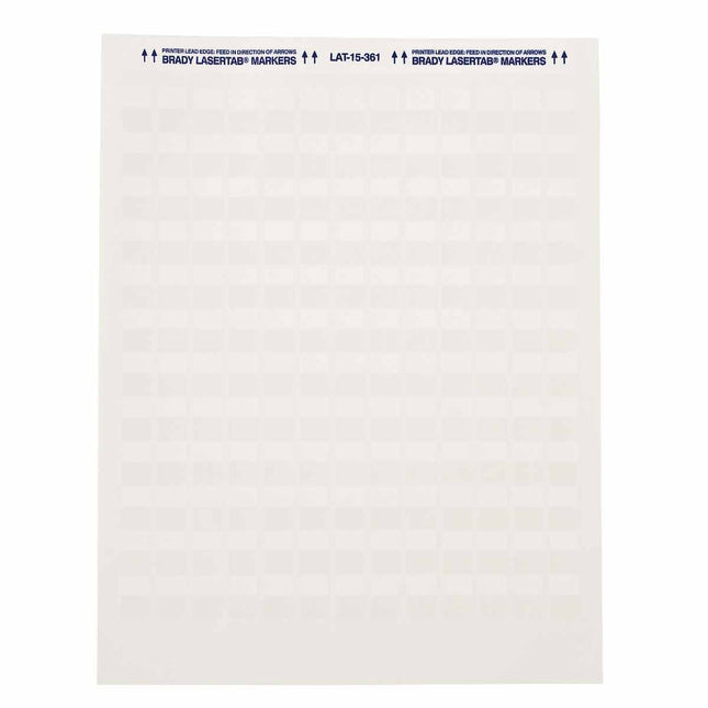 LaserTab Series Selflaminating Polyester Labels