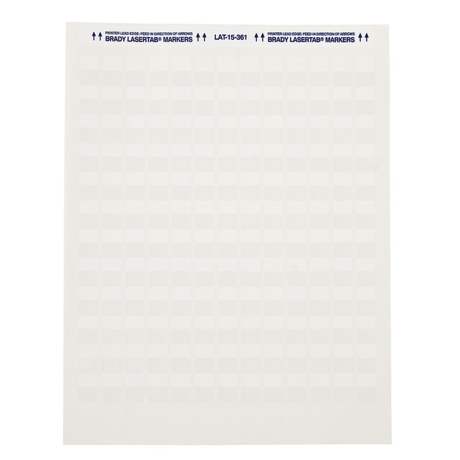 LaserTab Series Selflaminating Polyester Labels A4 sheets