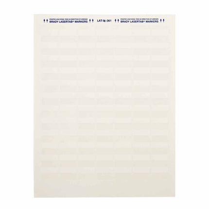 LaserTab Series Selflaminating Polyester Labels