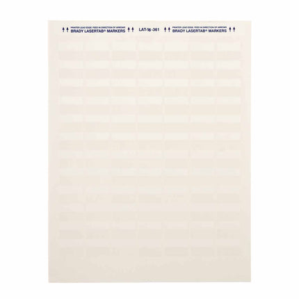 LaserTab Series Selflaminating Polyester Labels