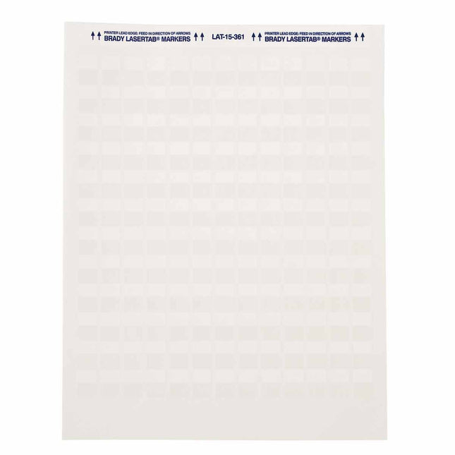 LaserTab Series Selflaminating Polyester Labels