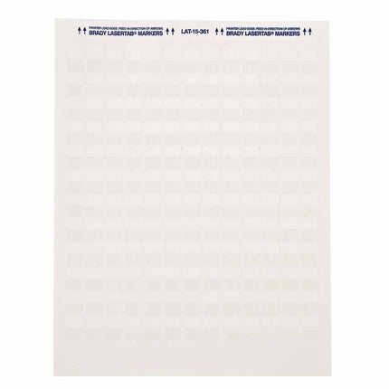 LaserTab Series Selflaminating Polyester Labels