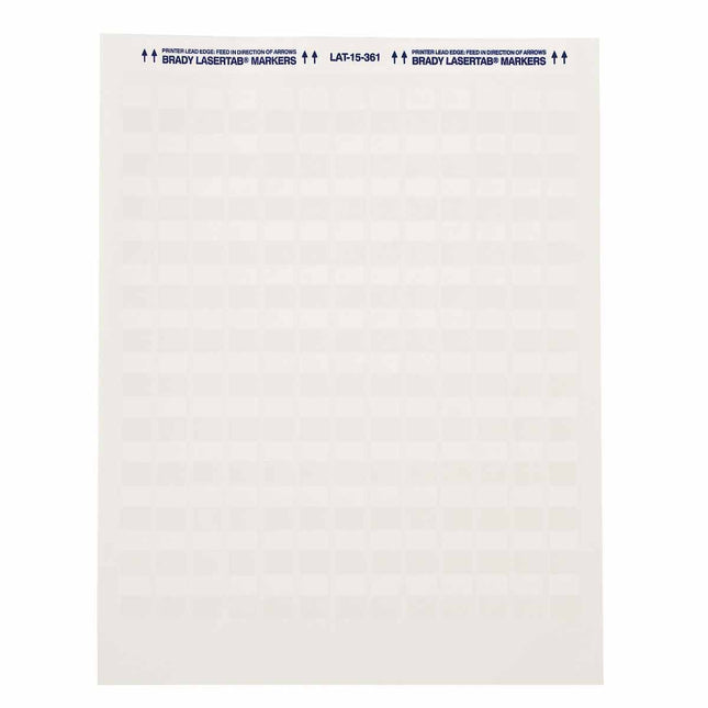 LaserTab Series Selflaminating Polyester Labels