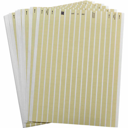 LaserTab Series High Temperature Amber Polyimide Labels