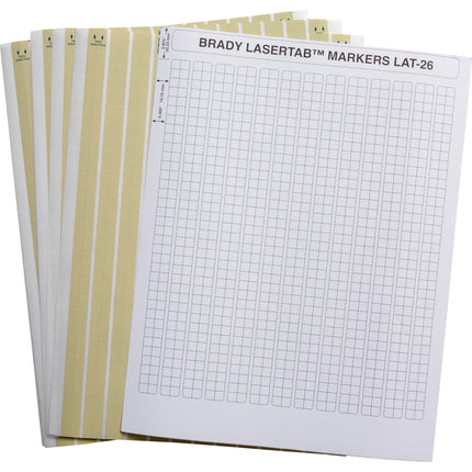 LaserTab Series High Temperature Amber Polyimide Labels