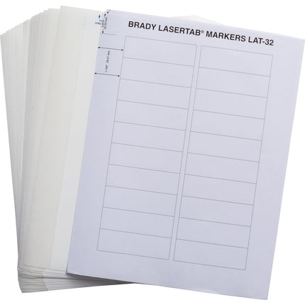 LaserTab Polyester Labels