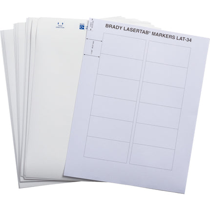 LaserTab Polyester Labels