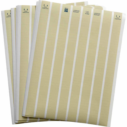 LaserTab Series High Temperature Amber Polyimide Labels