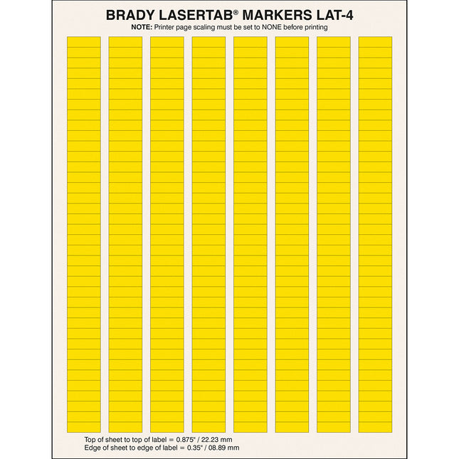 LaserTab Series Polyester Labels