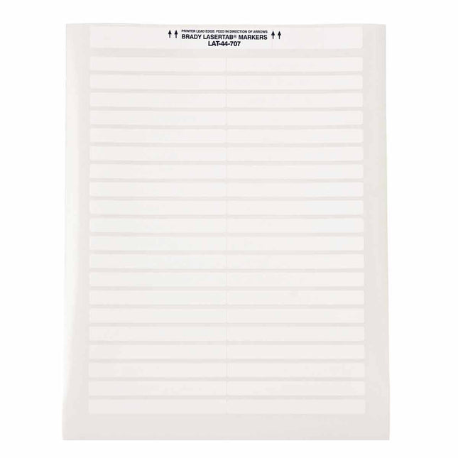 LaserTab Polyester Labels