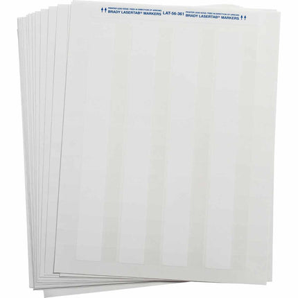 LaserTab Series Selflaminating Polyester Labels