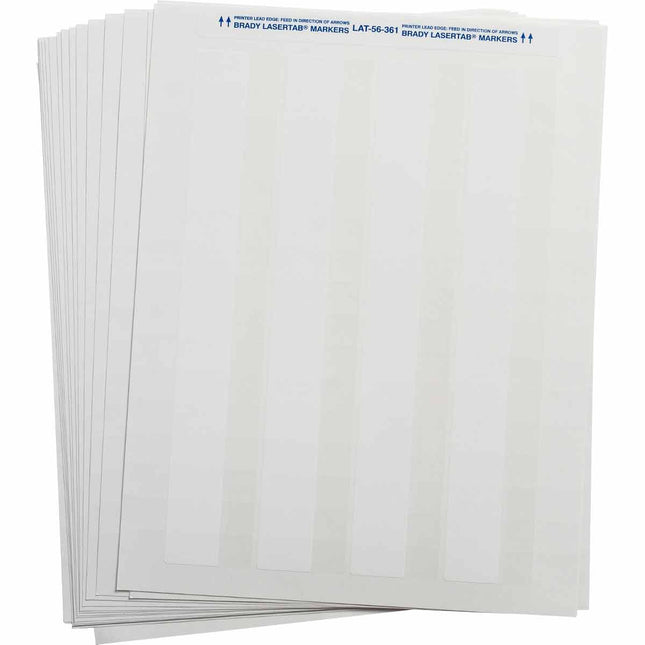 LaserTab Series Selflaminating Polyester Labels