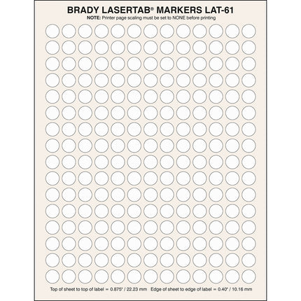 LaserTab Nylon Cloth Labels