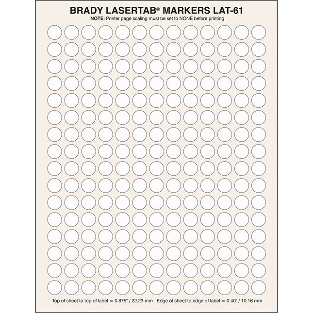 LaserTab Nylon Cloth Labels