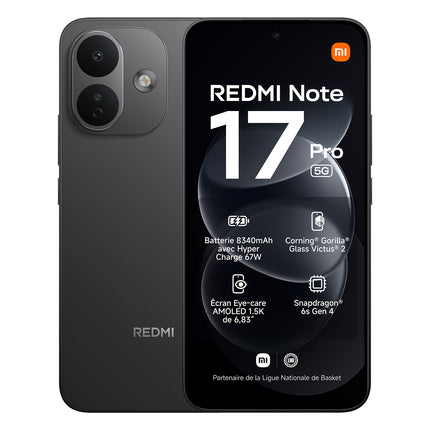 REDMI Note 17 Pro Max 5G Smartphone | Black | 12GB RAM | 256GB Storage