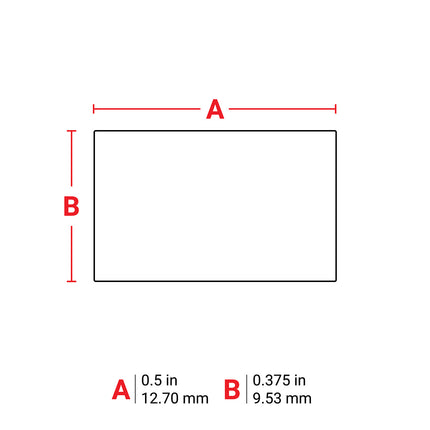 Aggressive Adhesive MultiPurpose Polyester Labels for M610 M611 BMP61 M710 with media adapter and BMP71 with media adapter