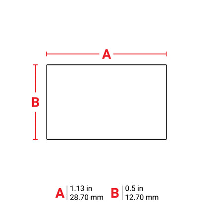 Ultra Aggressive Adhesive Metallised Matte Polyester Labels for M610 M611 BMP61 M710 with media adapter and BMP71 with media adapter