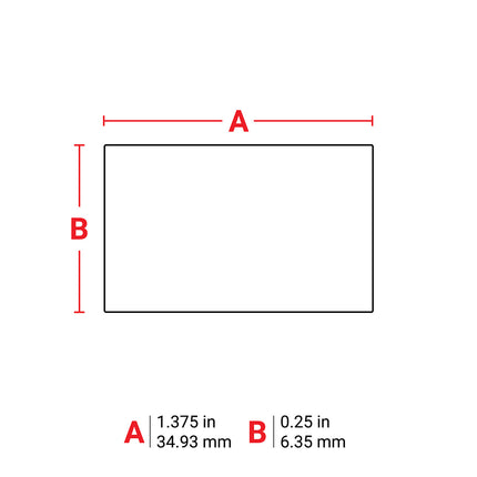76 mm Core Matt White 1 mil Polyimide Circuit Board Labels