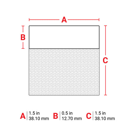 SelfLaminating Vinyl Wrap Around Labels for M610 M611 BMP61 M710 with media adapter and BMP71 with media adapter