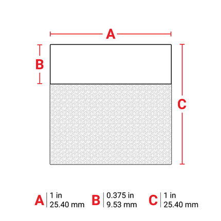 76 mm Core Selflaminating Vinyl Wire and Cable Labels
