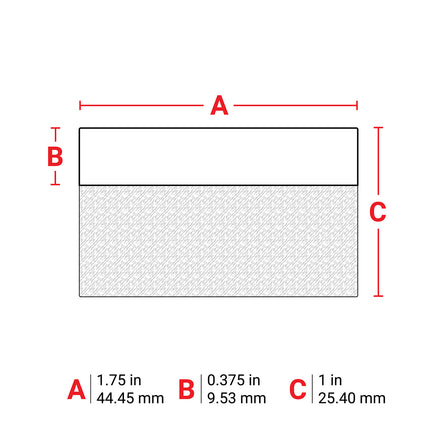 SelfLaminating Vinyl Wrap Around Labels for M610 M611 BMP61 M710 with media adapter and BMP71 with media adapter