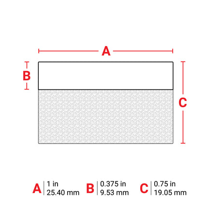 SelfLaminating Vinyl Wrap Around Labels for M610 M611 BMP61 M710 with media adapter and BMP71 with media adapter