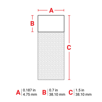 SelfLaminating Cryogenic Polyester Labels for M610 M611 BMP61 M710 with media adapter and BMP71 with media adapter