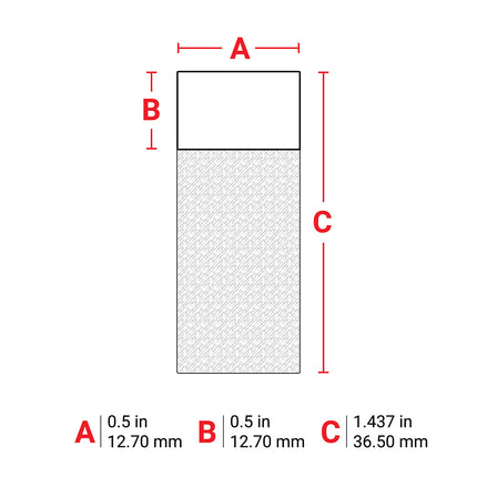 76 mm Core Selflaminating Vinyl Wire and Cable Labels