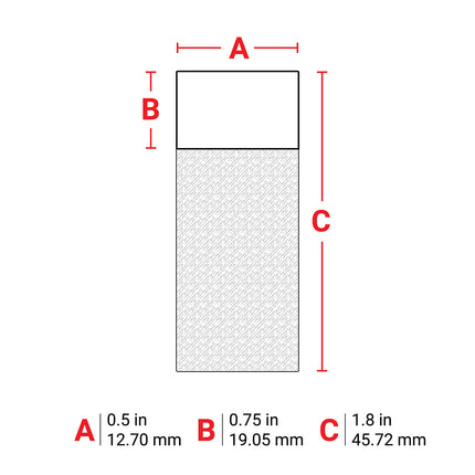 25 mm Small Core Selflaminating Polyester Cryogenic Laboratory Labels