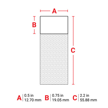76 mm Core Selflaminating Polyester Laboratory Labels