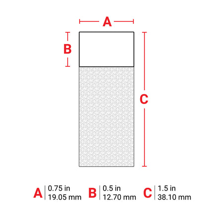 SelfLaminating Vinyl Wrap Around Labels for M610 M611 BMP61 M710 with media adapter and BMP71 with media adapter