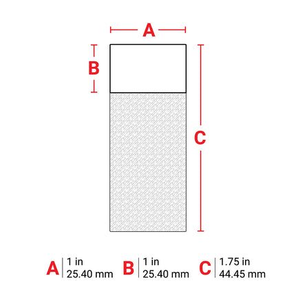 76 mm Core Selflaminating Polyester Laboratory Labels