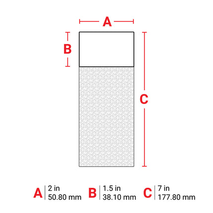 76 mm Core Selflaminating Vinyl Wire and Cable Labels