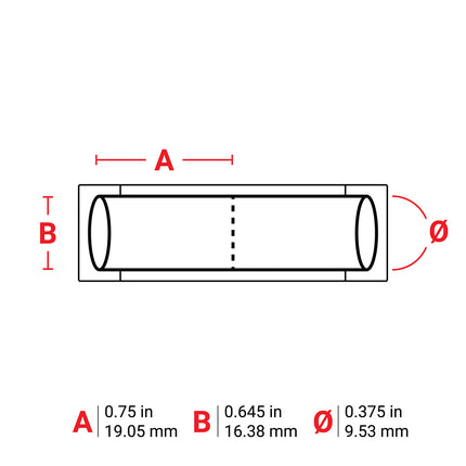 76 mm Core PermaSleeve Polyolefin Wire Marking Sleeves