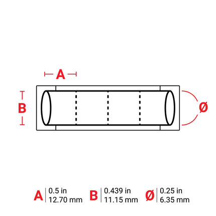 76 mm Core PermaSleeve Polyolefin Wire Marking Sleeves