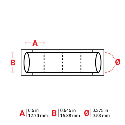 76 mm Core PermaSleeve Polyolefin Wire Marking Sleeves