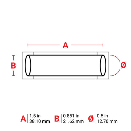 76 mm Core PermaSleeve Polyolefin Wire Marking Sleeves
