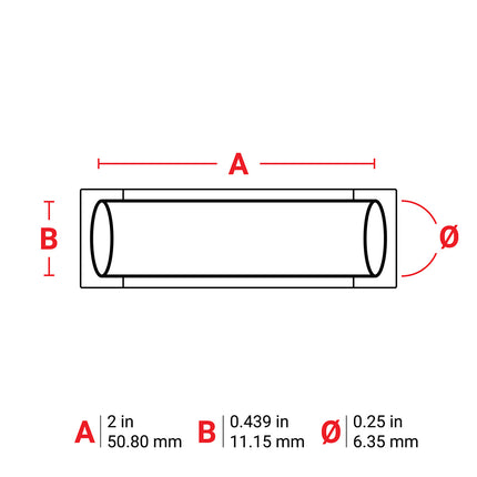 76 mm Core PermaSleeve Polyolefin Wire Marking Sleeves