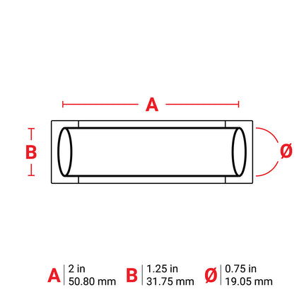 76 mm Core PermaSleeve Polyolefin Wire Marking Sleeves