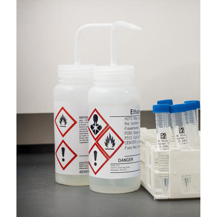 25 mm Small Core Preprinted GHS CLP labels