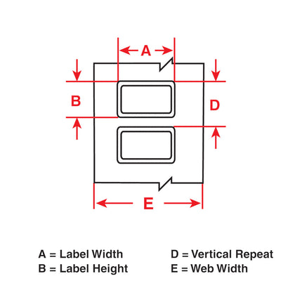 PermaShield 76 mm Core Metallised Matt Polyester Rating Plate and PCB Labels