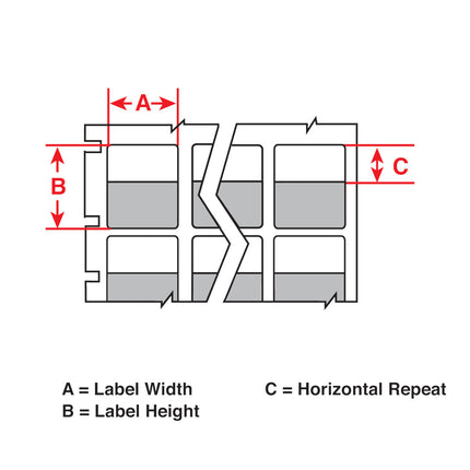 76 mm Core Selflaminating polyester Wire and Cable Labels