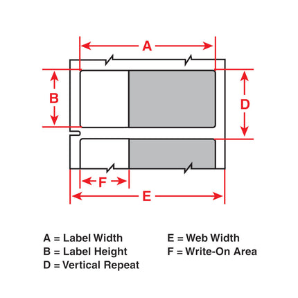 76 mm Core Selflaminating polyester Wire and Cable Labels