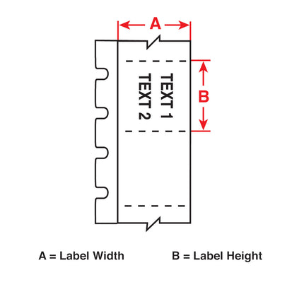 Harsh Environment MultiPurpose Clear Polyester Labels for M610 M611 BMP61 M710 with media adapter and BMP71 with media adapter