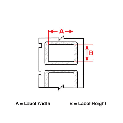 Aggressive Adhesive MultiPurpose Polyester Labels for M610 M611 BMP61 M710 with media adapter and BMP71 with media adapter