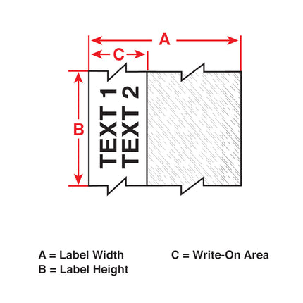 M211 and M210 Selflaminating Vinyl Wire and Cable Labels